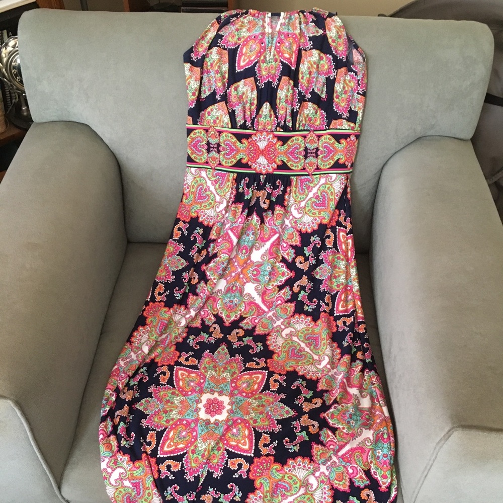 Patterned Maxi Dress